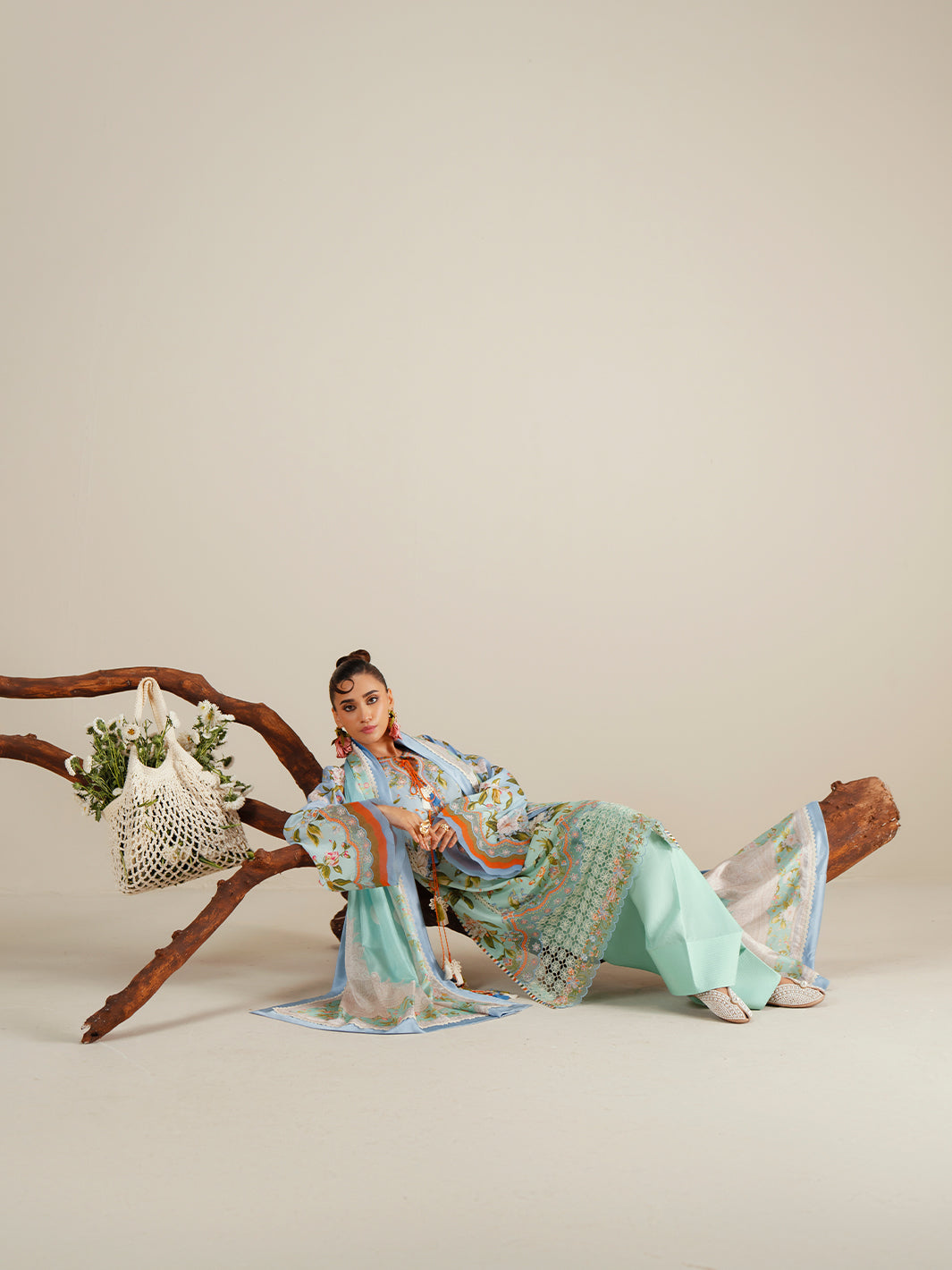 Bin Ilyas | Eres Bonita Viscose 25 | 1105-B - by Libasekhas UK - Registered Vendor of : Bin Ilyas - 100% Original Designer Dress