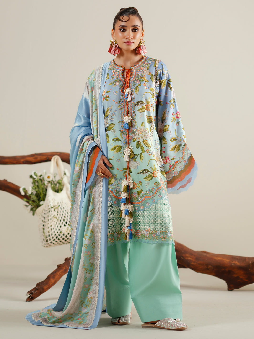 Bin Ilyas | Eres Bonita Viscose 25 | 1105-B - by Libasekhas UK - Registered Vendor of : Bin Ilyas - 100% Original Designer Dress