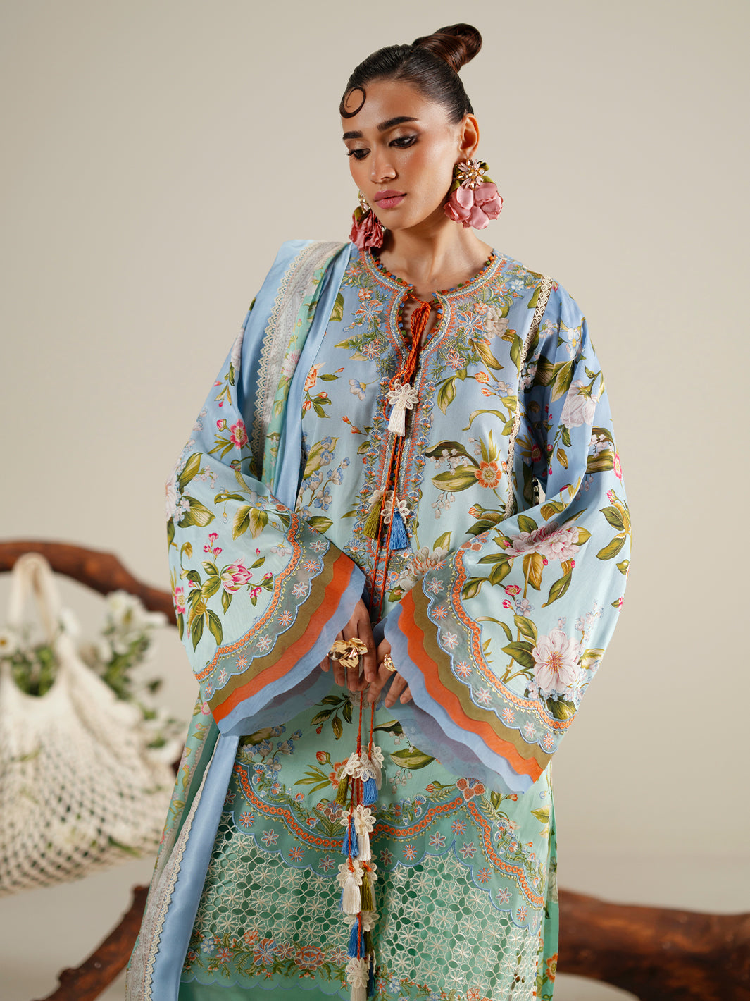 Bin Ilyas | Eres Bonita Viscose 25 | 1105-B - by Libasekhas UK - Registered Vendor of : Bin Ilyas - 100% Original Designer Dress