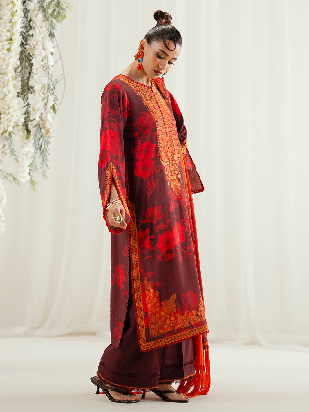 Bin Ilyas | Eres Bonita Viscose 25 | 1106-A - by Libasekhas UK - Registered Vendor of : Bin Ilyas - 100% Original Designer Dress