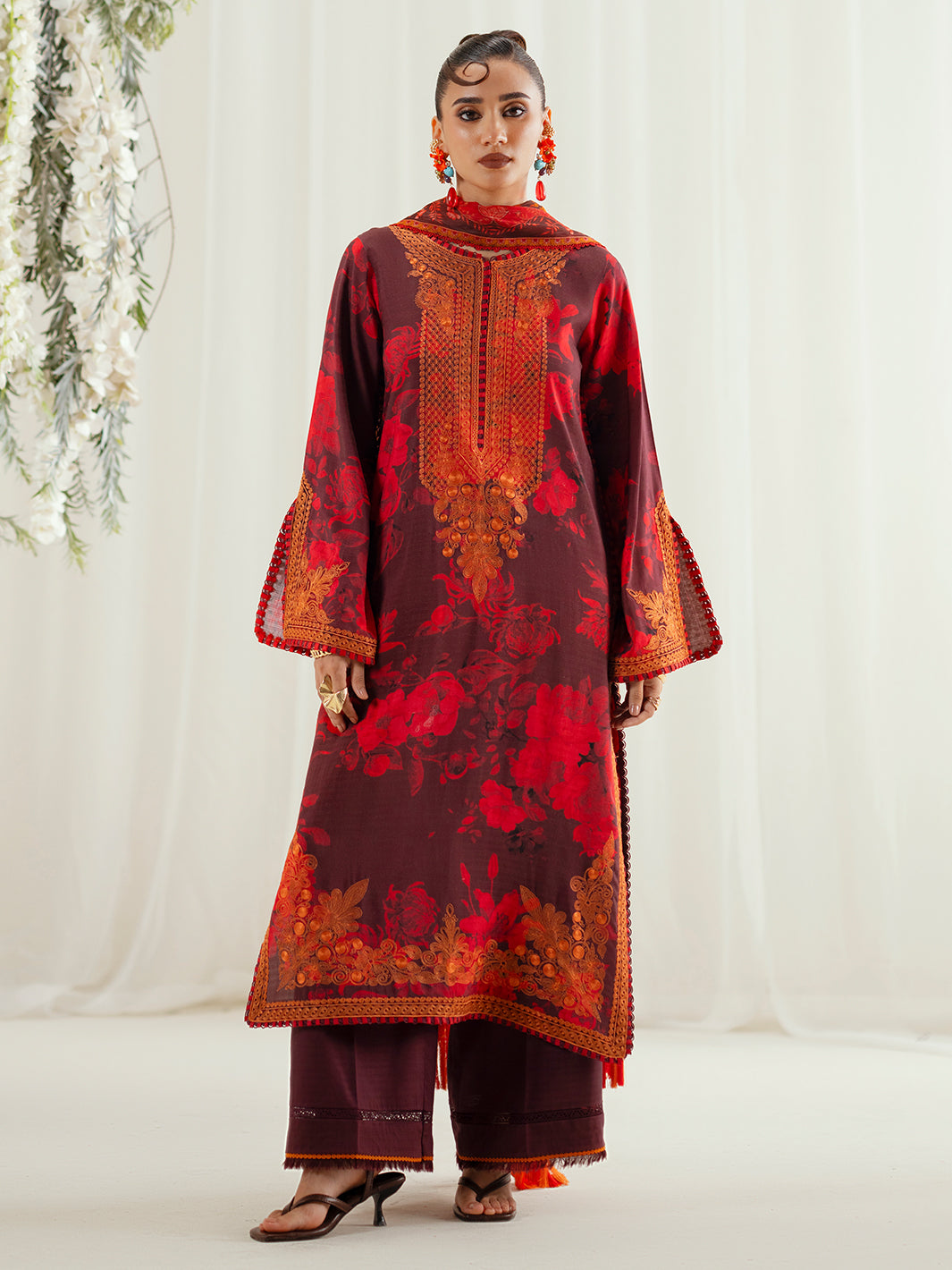 Bin Ilyas | Eres Bonita Viscose 25 | 1106-A - by Libasekhas UK - Registered Vendor of : Bin Ilyas - 100% Original Designer Dress