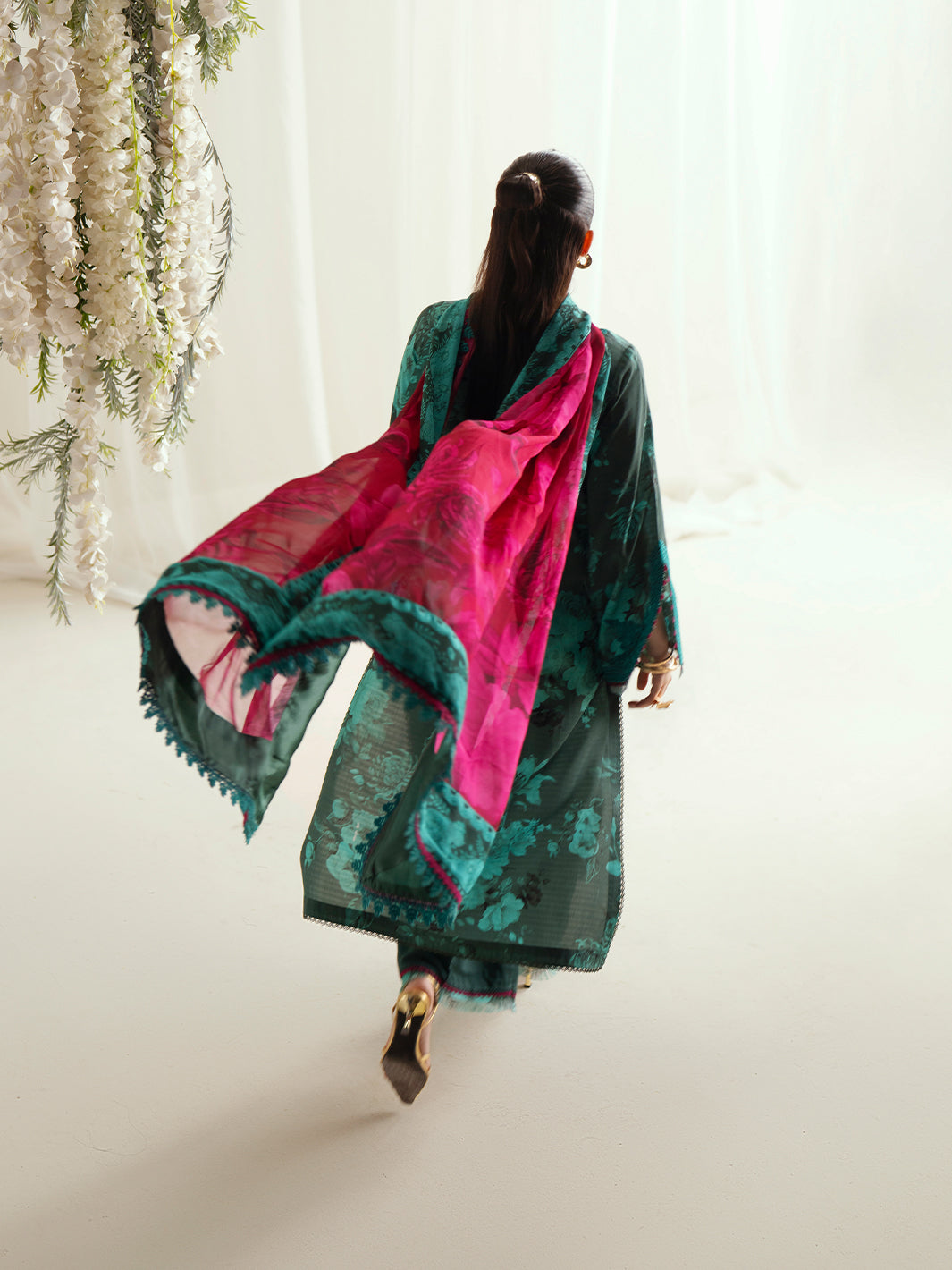 Bin Ilyas | Eres Bonita Viscose 25 | 1106-B - by Libasekhas UK - Registered Vendor of : Bin Ilyas - 100% Original Designer Dress