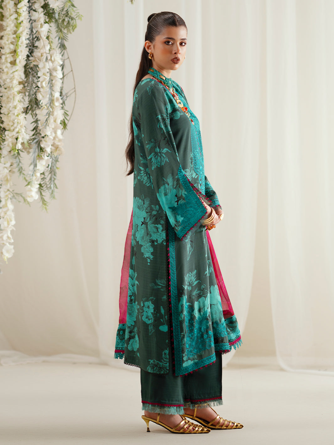 Bin Ilyas | Eres Bonita Viscose 25 | 1106-B - by Libasekhas UK - Registered Vendor of : Bin Ilyas - 100% Original Designer Dress