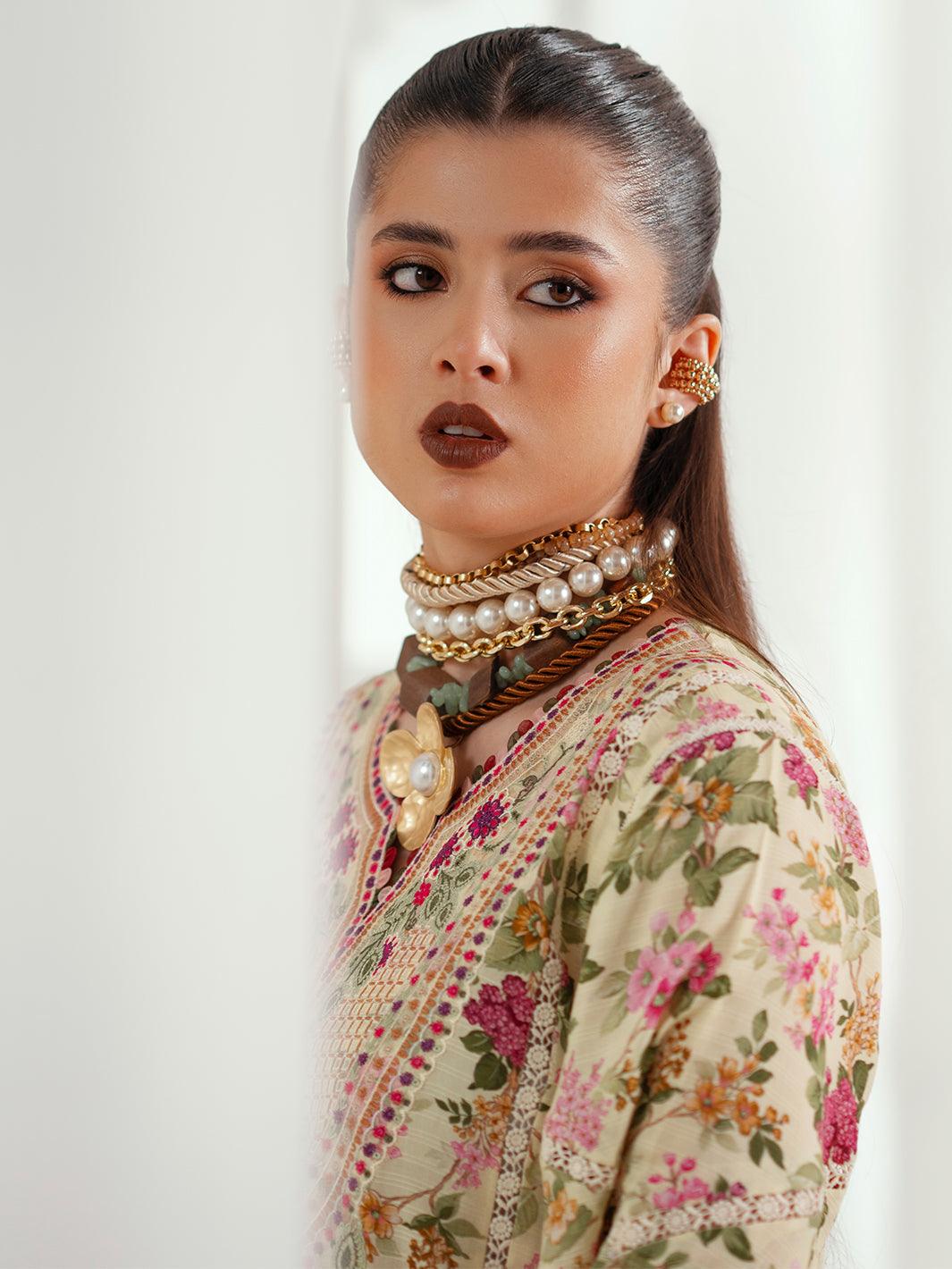 Bin Ilyas | Eres Bonita Viscose 25 | 1107-A - by Libasekhas UK - Registered Vendor of : Bin Ilyas - 100% Original Designer Dress