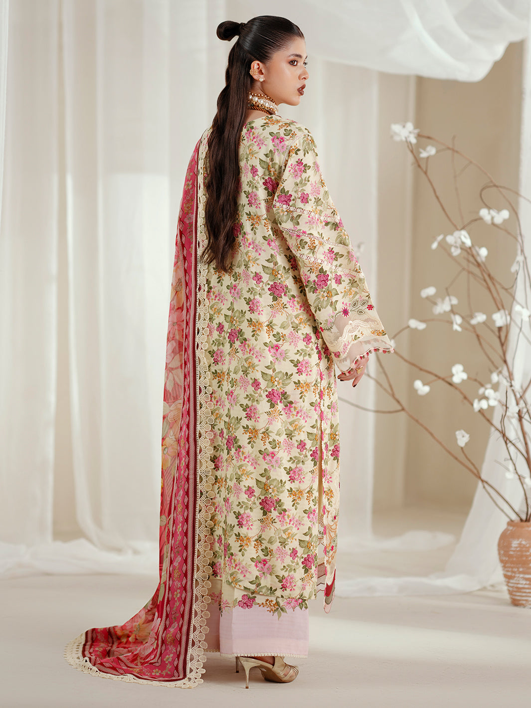 Bin Ilyas | Eres Bonita Viscose 25 | 1107-A - by Libasekhas UK - Registered Vendor of : Bin Ilyas - 100% Original Designer Dress