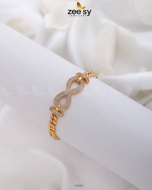 Infinity Bracelet - by - Libasekhas UK - Registered Vendor of : Zeesy - 100% Original Designer Dresss