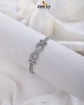 Infinity Bracelet - by - Libasekhas UK - Registered Vendor of : Zeesy - 100% Original Designer Dresss