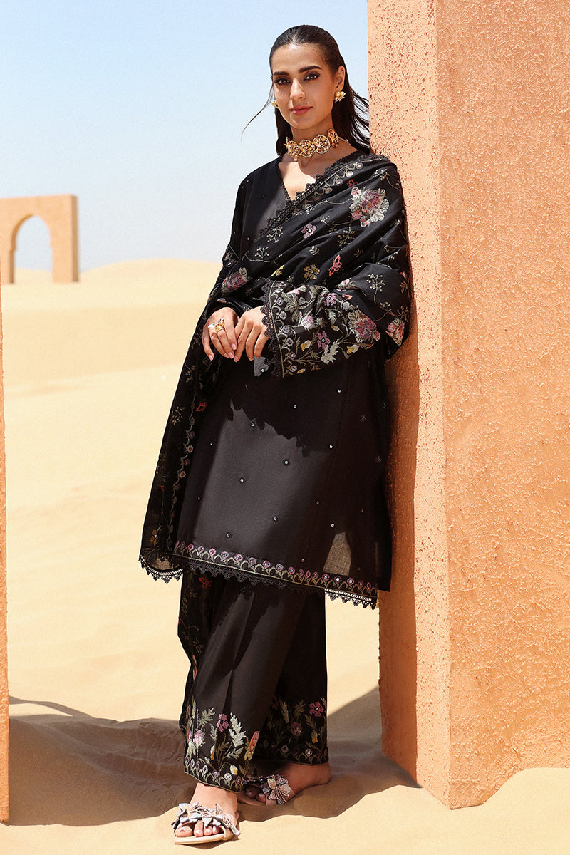 Cross Stitch | Eid Lawn 24 | DEEP SHADOW - by - Libasekhas UK - Registered Vendor of : Cross Stitch - 100% Original Designer Dresss