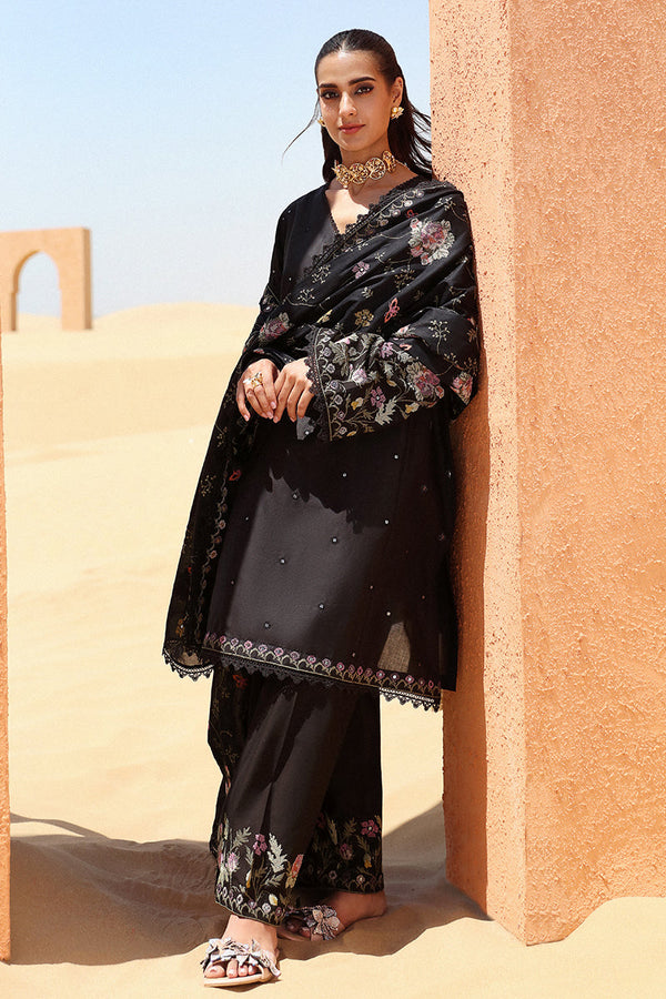 Cross Stitch | Eid Lawn 24 | DEEP SHADOW - by - Libasekhas UK - Registered Vendor of : Cross Stitch - 100% Original Designer Dresss