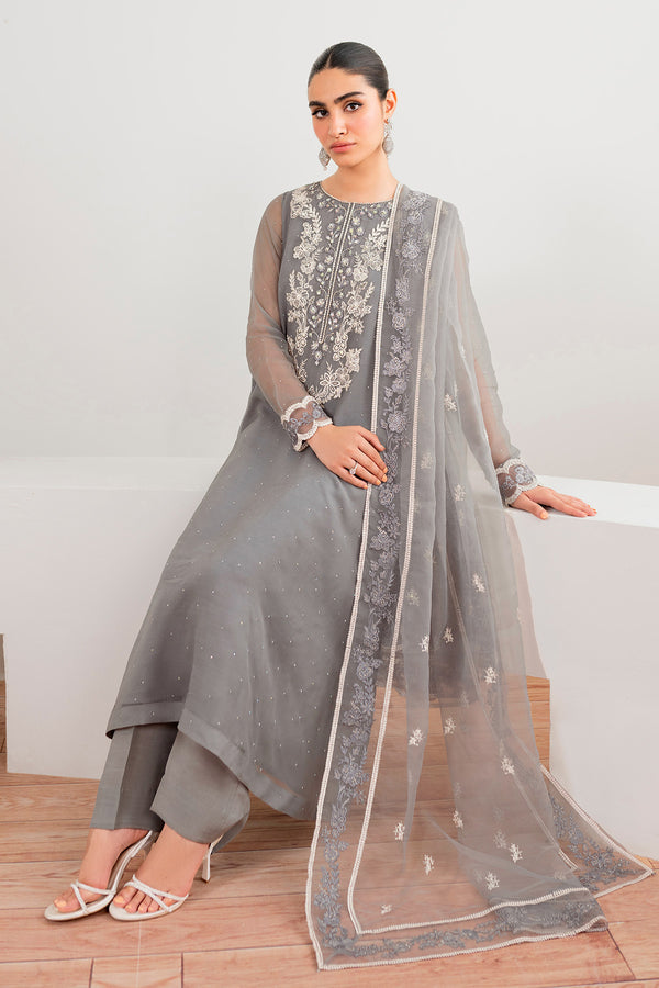 Baroque | Luxury Pret 25 | EMBROIDERED CHIFFON PR-991 - by Libasekhas UK - Registered Vendor of : Baroque - 100% Original Designer Dress