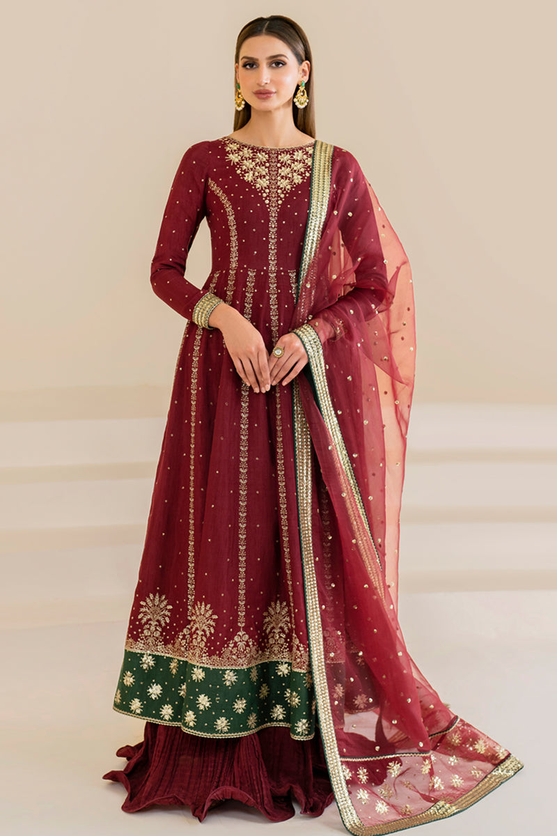 Jazmin | Formals Collection | Raw Silk UR-7018 - by - Libasekhas UK - Registered Vendor of : Jazmin - 100% Original Designer Dresss