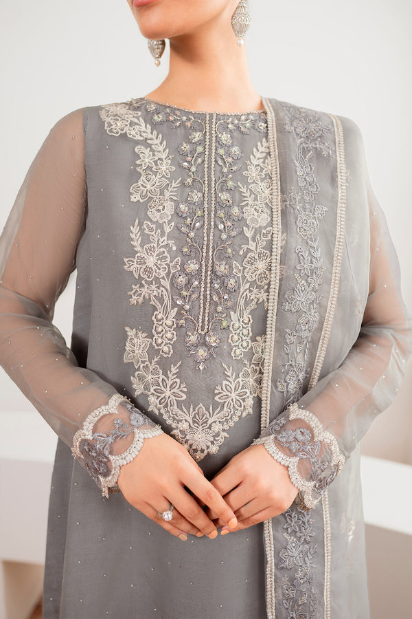 Baroque | Luxury Pret 25 | EMBROIDERED CHIFFON PR-991 - by Libasekhas UK - Registered Vendor of : Baroque - 100% Original Designer Dress