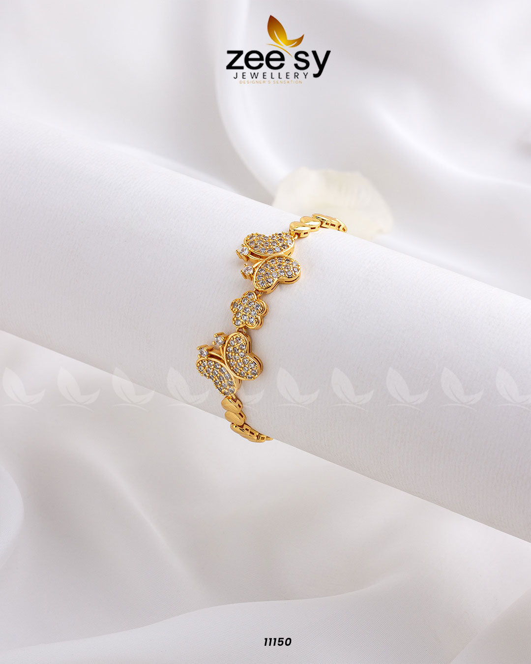 Butterfly Bracelets - by - Libasekhas UK - Registered Vendor of : Zeesy - 100% Original Designer Dresss