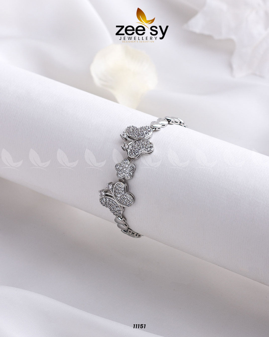Butterfly Bracelets - by - Libasekhas UK - Registered Vendor of : Zeesy - 100% Original Designer Dresss