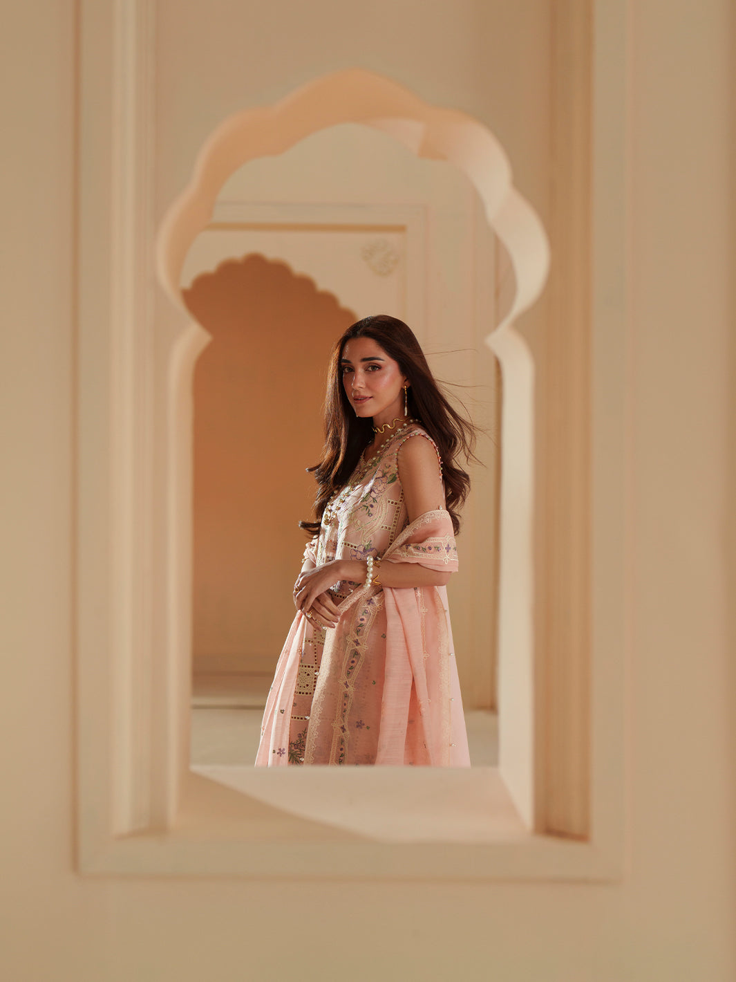 Bin Ilyas | Mashriq Luxury Lawn 26 | D-111-B - by Libasekhas UK - Registered Vendor of : Bin Ilyas - 100% Original Designer Dress