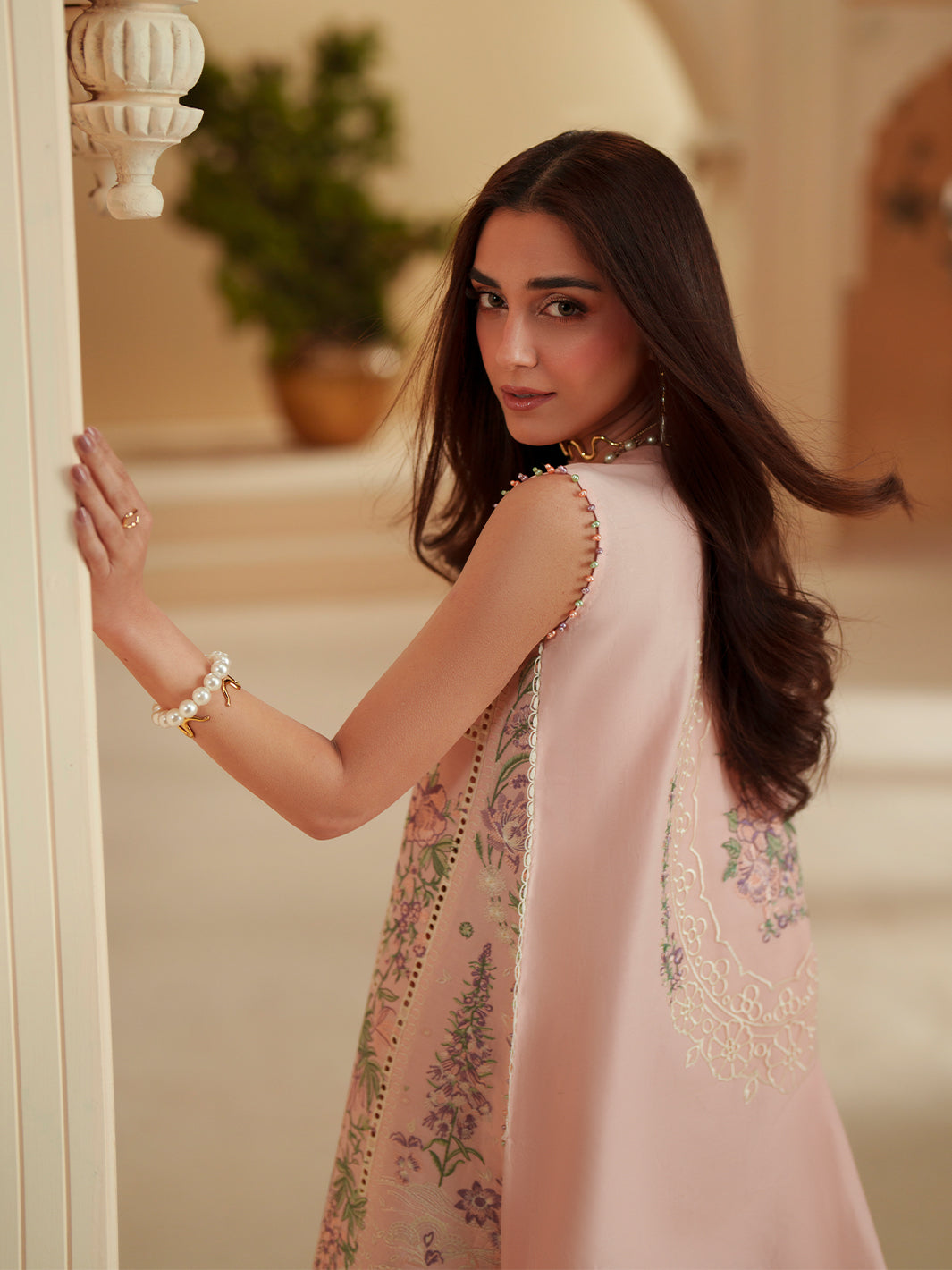Bin Ilyas | Mashriq Luxury Lawn 26 | D-111-B - by Libasekhas UK - Registered Vendor of : Bin Ilyas - 100% Original Designer Dress