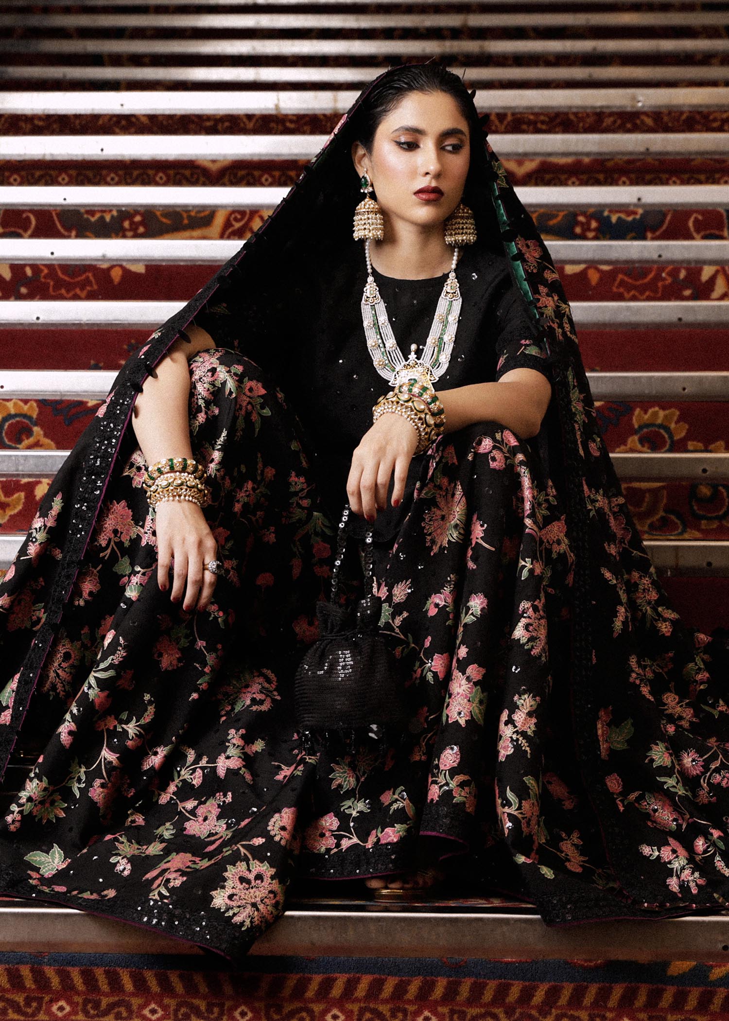 Hussain Rehar | Luxury Pret SS 24 | Khaq - by - Libasekhas UK - Registered Vendor of : Hussain Rehar - 100% Original Designer Dresss