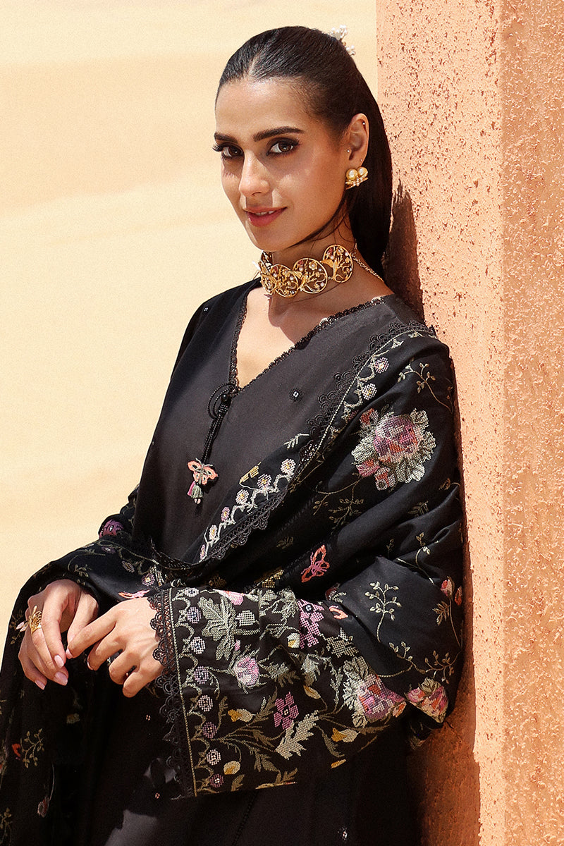 Cross Stitch | Eid Lawn 24 | DEEP SHADOW - by - Libasekhas UK - Registered Vendor of : Cross Stitch - 100% Original Designer Dresss