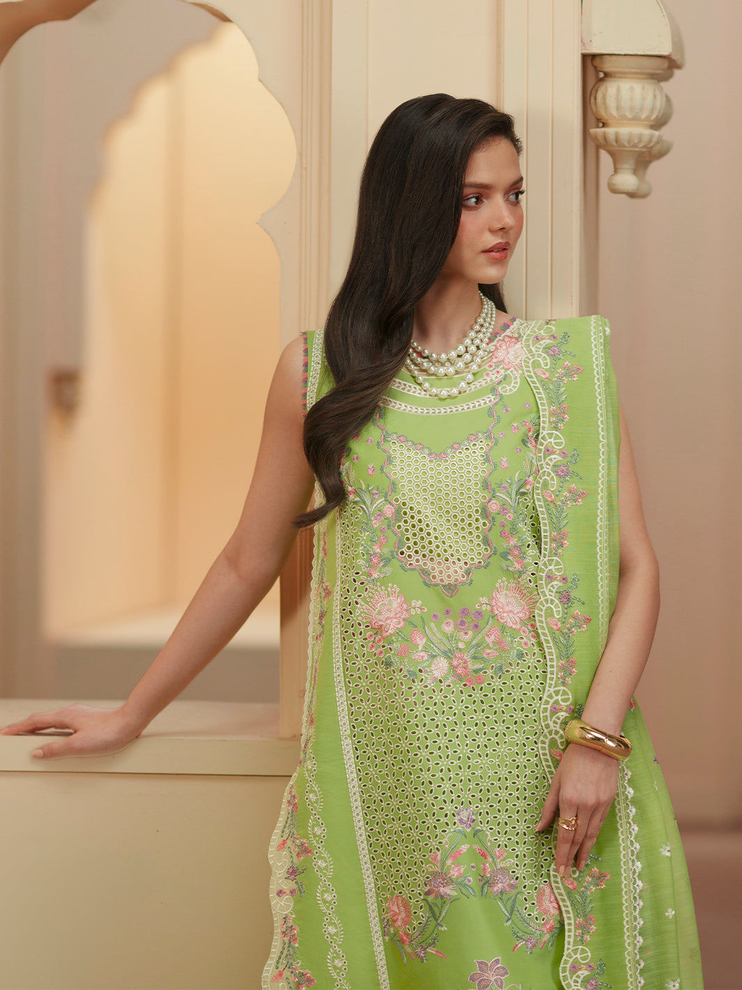 Bin Ilyas | Mashriq Luxury Lawn 26 | D-112-A - by Libasekhas UK - Registered Vendor of : Bin Ilyas - 100% Original Designer Dress