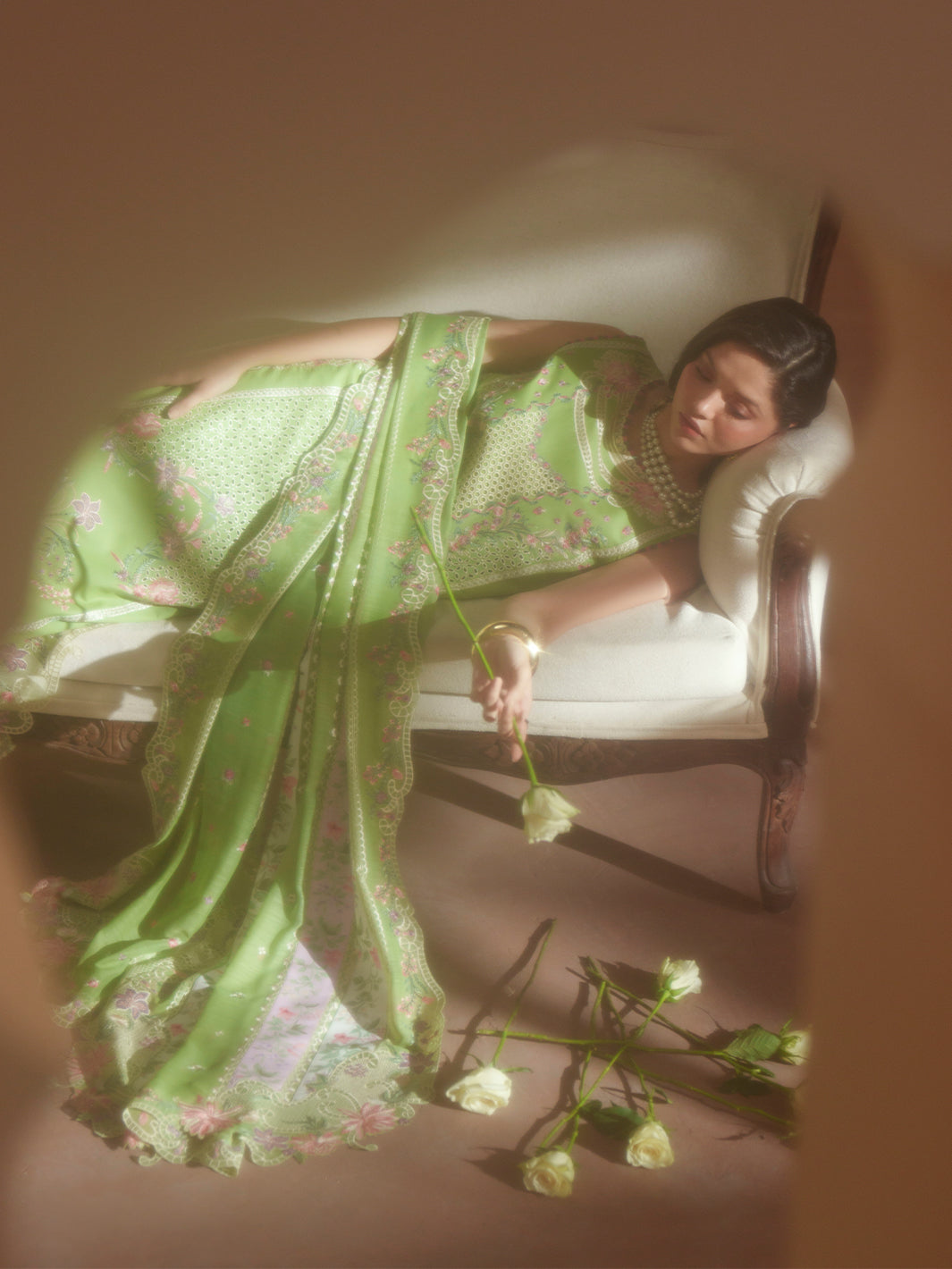 Bin Ilyas | Mashriq Luxury Lawn 26 | D-112-A - by Libasekhas UK - Registered Vendor of : Bin Ilyas - 100% Original Designer Dress