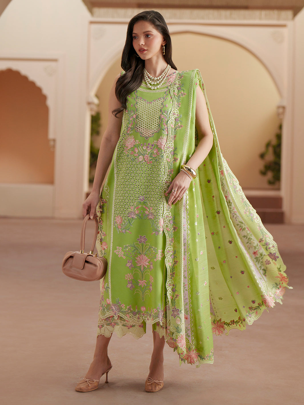 Bin Ilyas | Mashriq Luxury Lawn 26 | D-112-A - by Libasekhas UK - Registered Vendor of : Bin Ilyas - 100% Original Designer Dress