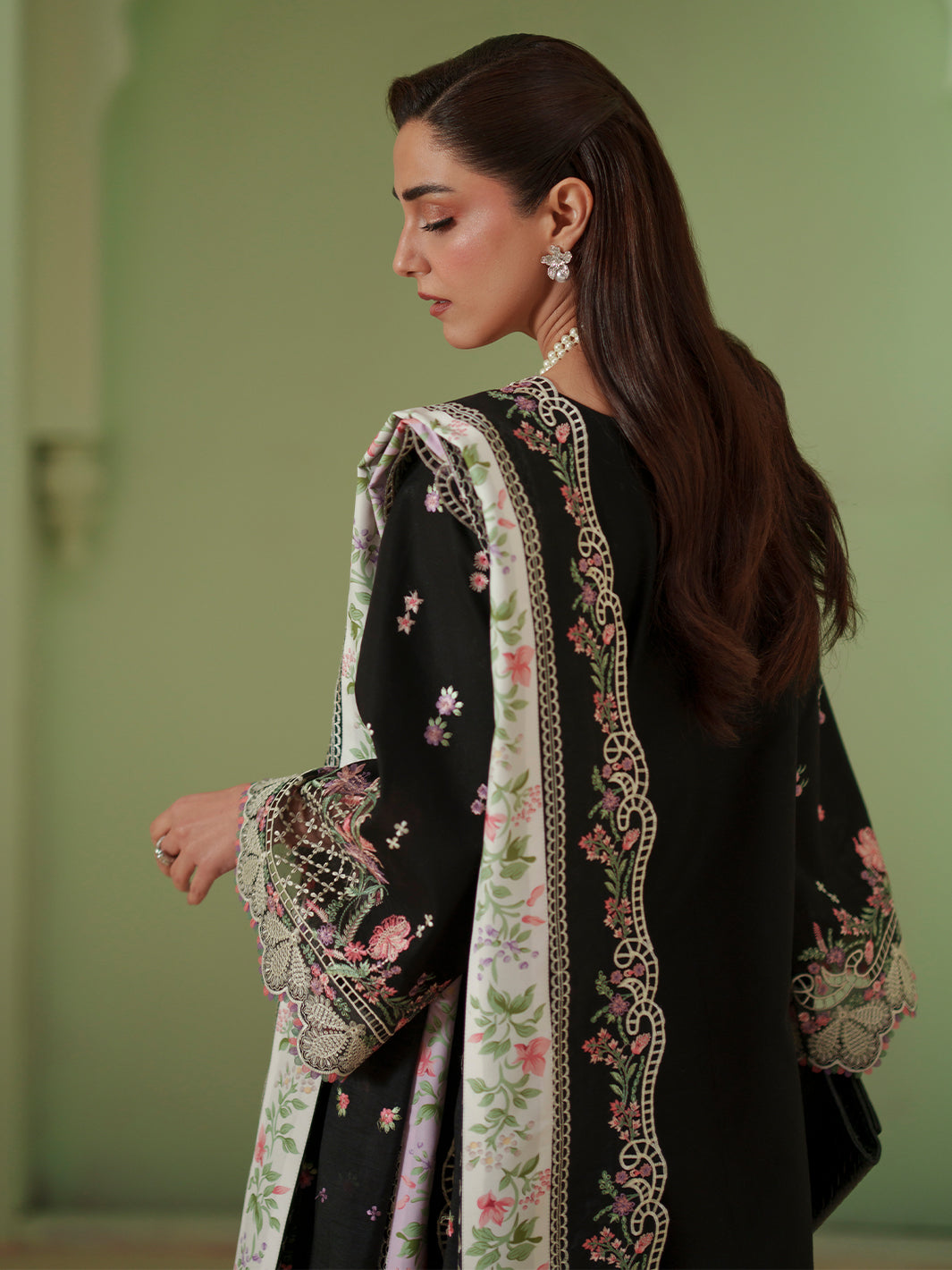 Bin Ilyas | Mashriq Luxury Lawn 26 | D-112-B - by Libasekhas UK - Registered Vendor of : Bin Ilyas - 100% Original Designer Dress
