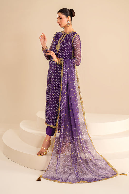 Baroque | Luxury Pret 24 | CHIFFON UF-625 - by - Libasekhas UK - Registered Vendor of : Baroque - 100% Original Designer Dresss