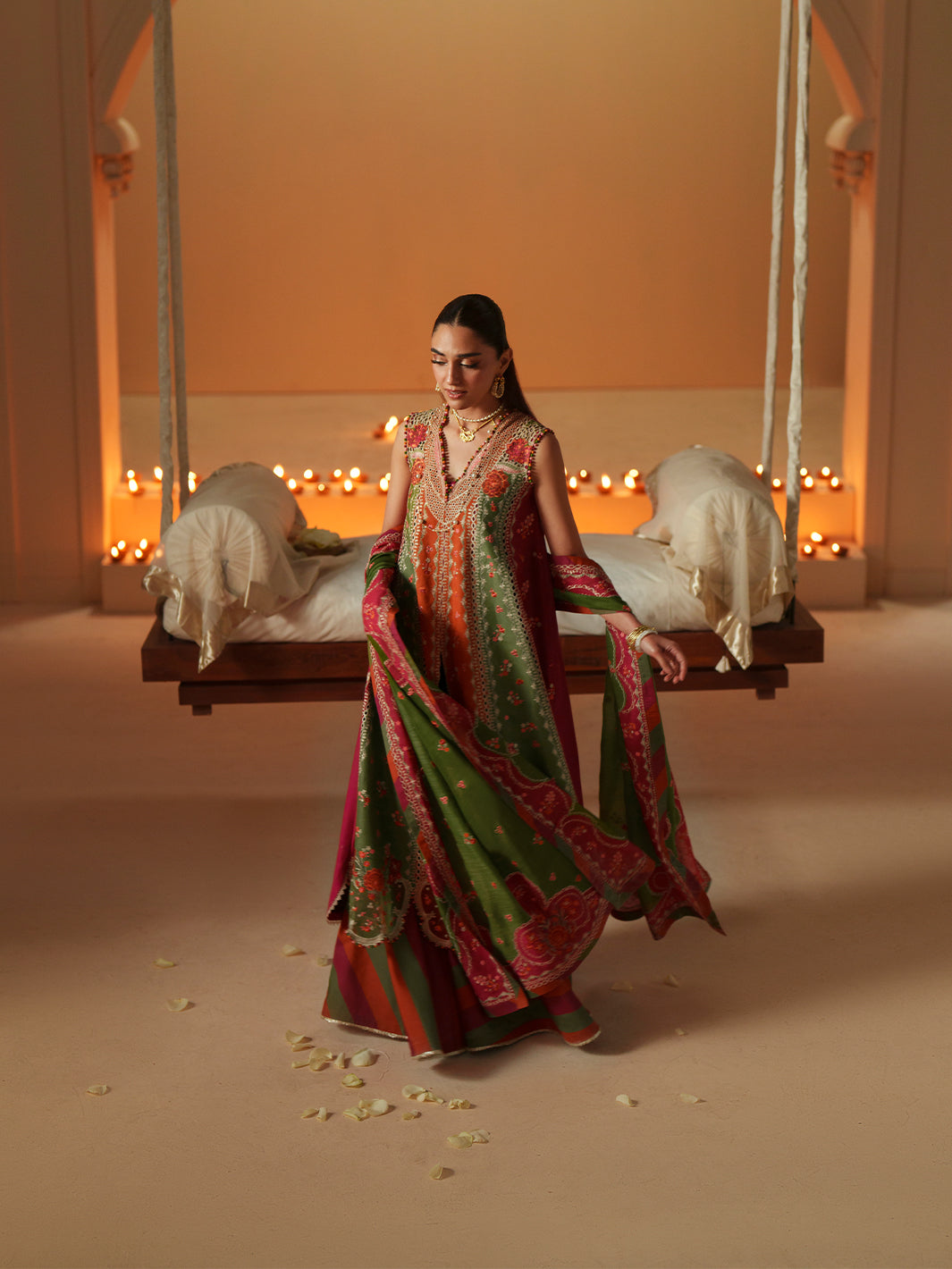 Bin Ilyas | Mashriq Luxury Lawn 26 | D-114-B - by Libasekhas UK - Registered Vendor of : Bin Ilyas - 100% Original Designer Dress