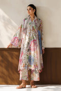 Baroque | Luxury Summer Pret |  UF-4499 - by Libasekhas UK - Registered Vendor of : Baroque - 100% Original Designer Dress