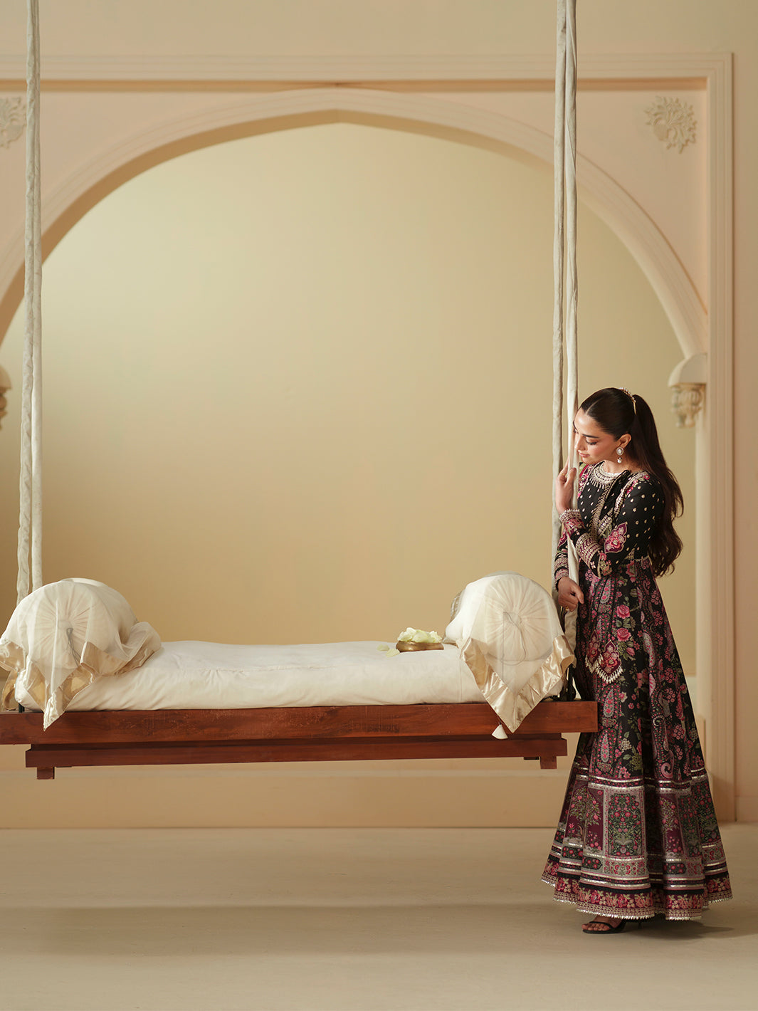 Bin Ilyas | Mashriq Luxury Lawn 26 | D-115-B - by Libasekhas UK - Registered Vendor of : Bin Ilyas - 100% Original Designer Dress