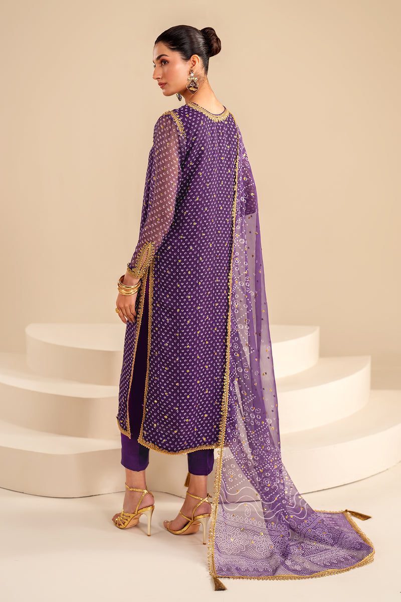 Baroque | Luxury Pret 24 | CHIFFON UF-625 - by - Libasekhas UK - Registered Vendor of : Baroque - 100% Original Designer Dresss