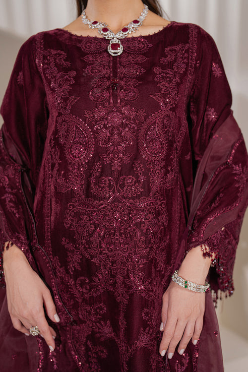 Baroque | Velvet 25 | UF-758 - by Libasekhas UK - Registered Vendor of : Baroque - 100% Original Designer Dress