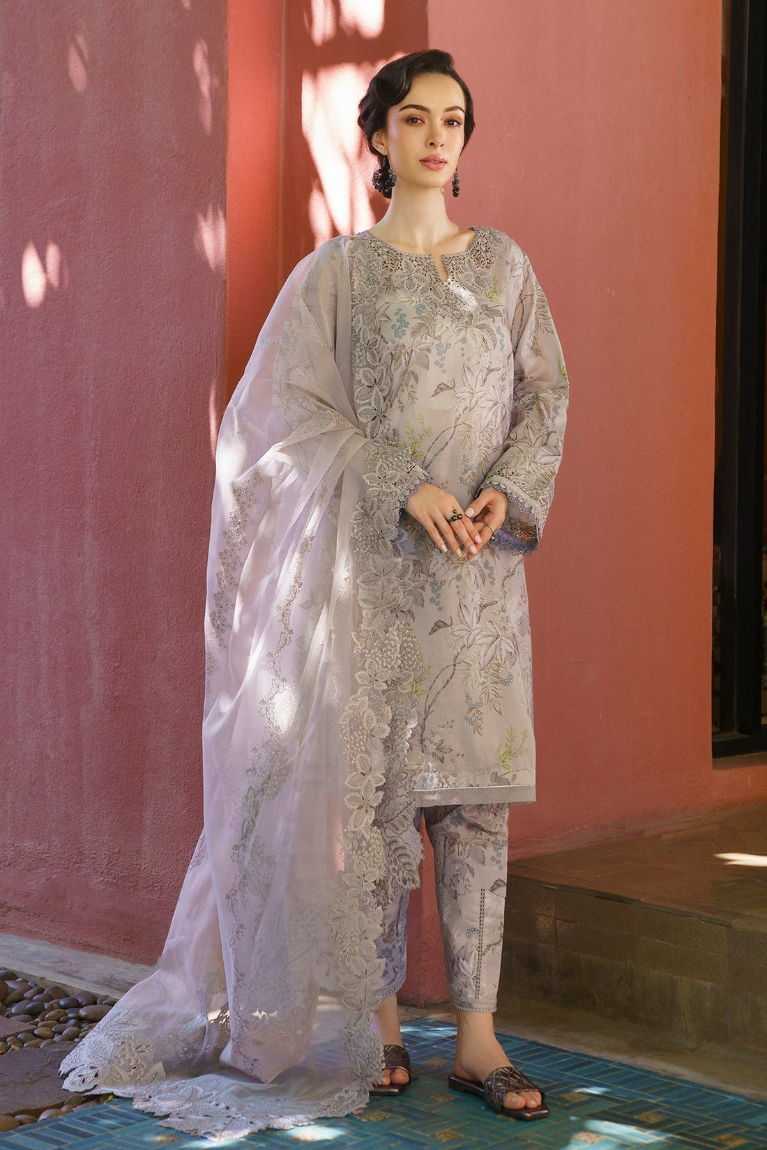 Baroque | Lawn Collection 24 | UF-578 - by - Libasekhas UK - Registered Vendor of : Baroque - 100% Original Designer Dresss