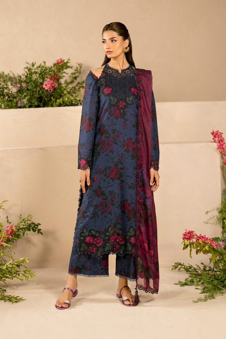 Iznik | Festive Lawn 25 | EFL-12 - by - Libasekhas UK - Registered Vendor of : Iznik - 100% Original Designer Dresss