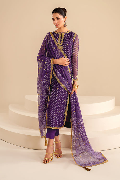Baroque | Luxury Pret 24 | CHIFFON UF-625 - by - Libasekhas UK - Registered Vendor of : Baroque - 100% Original Designer Dresss