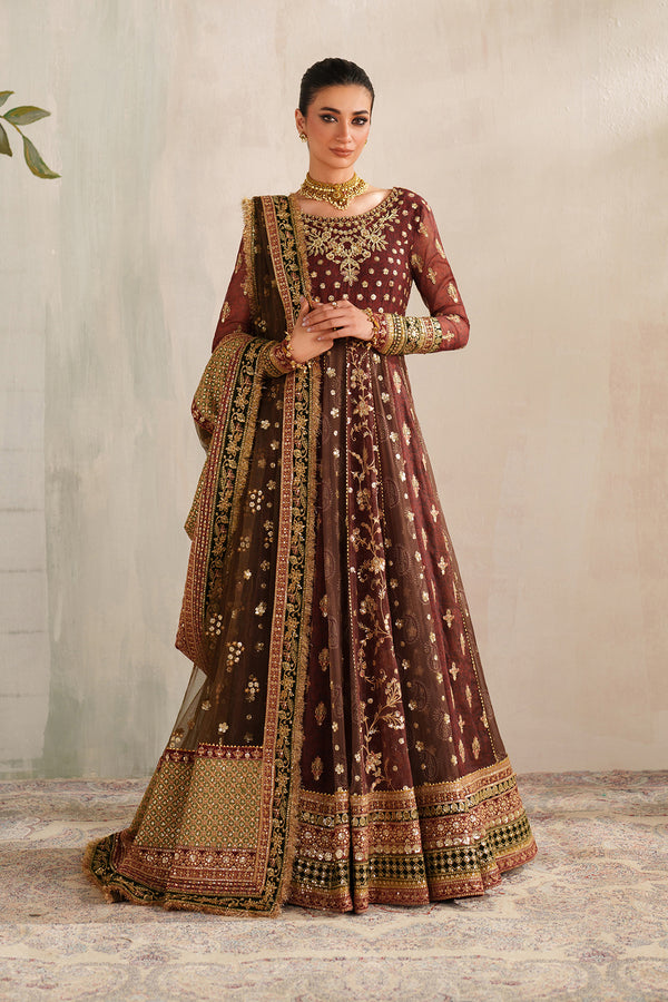 Baroque | Formals Collection | EMBROIDERED CHIFFON UF-4376 - by Libasekhas UK - Registered Vendor of : Baroque - 100% Original Designer Dress