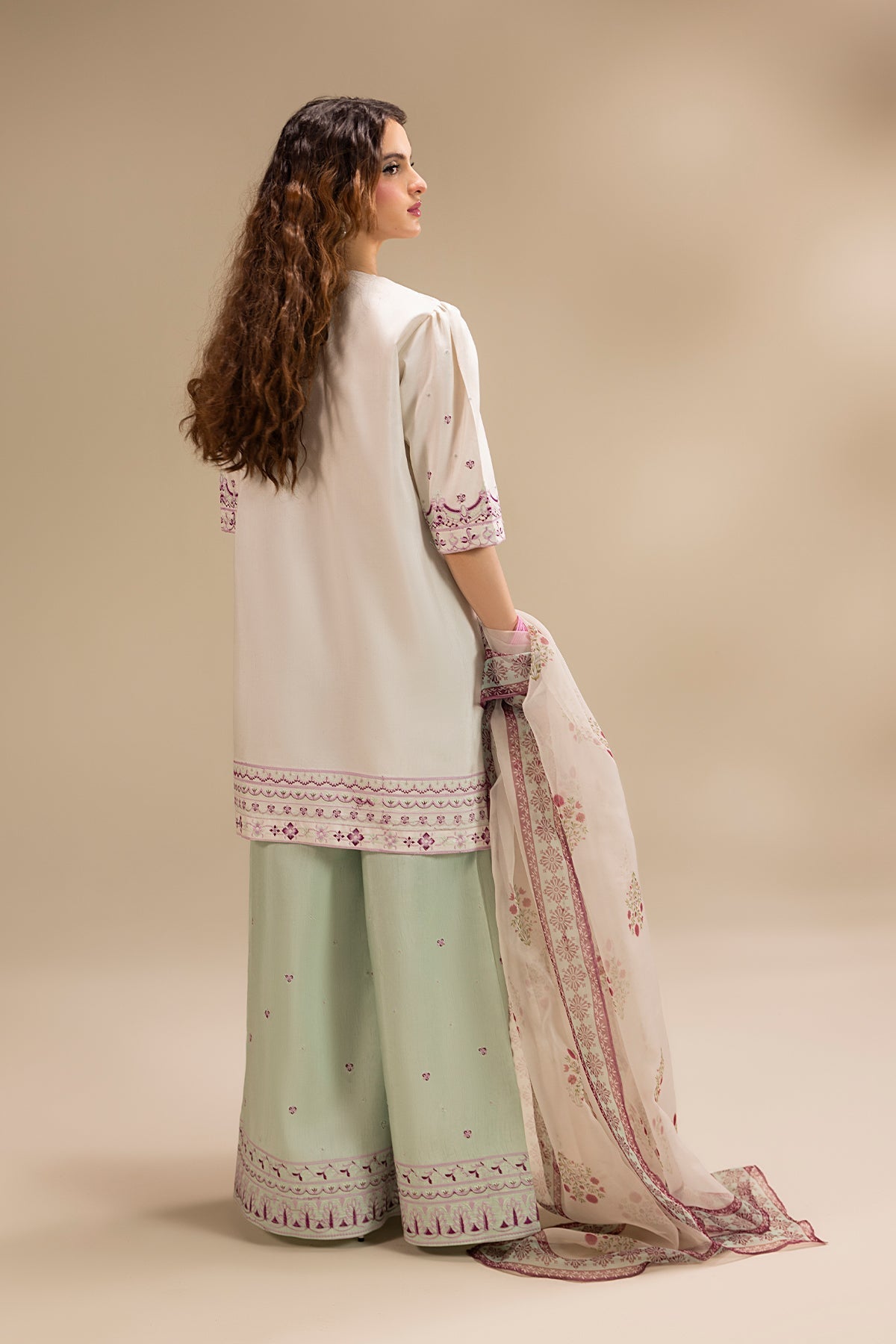 Erum Khan | Lillia Summer Edit | Pearl Blush - by - Libasekhas UK - Registered Vendor of : Erum Khan - 100% Original Designer Dresss