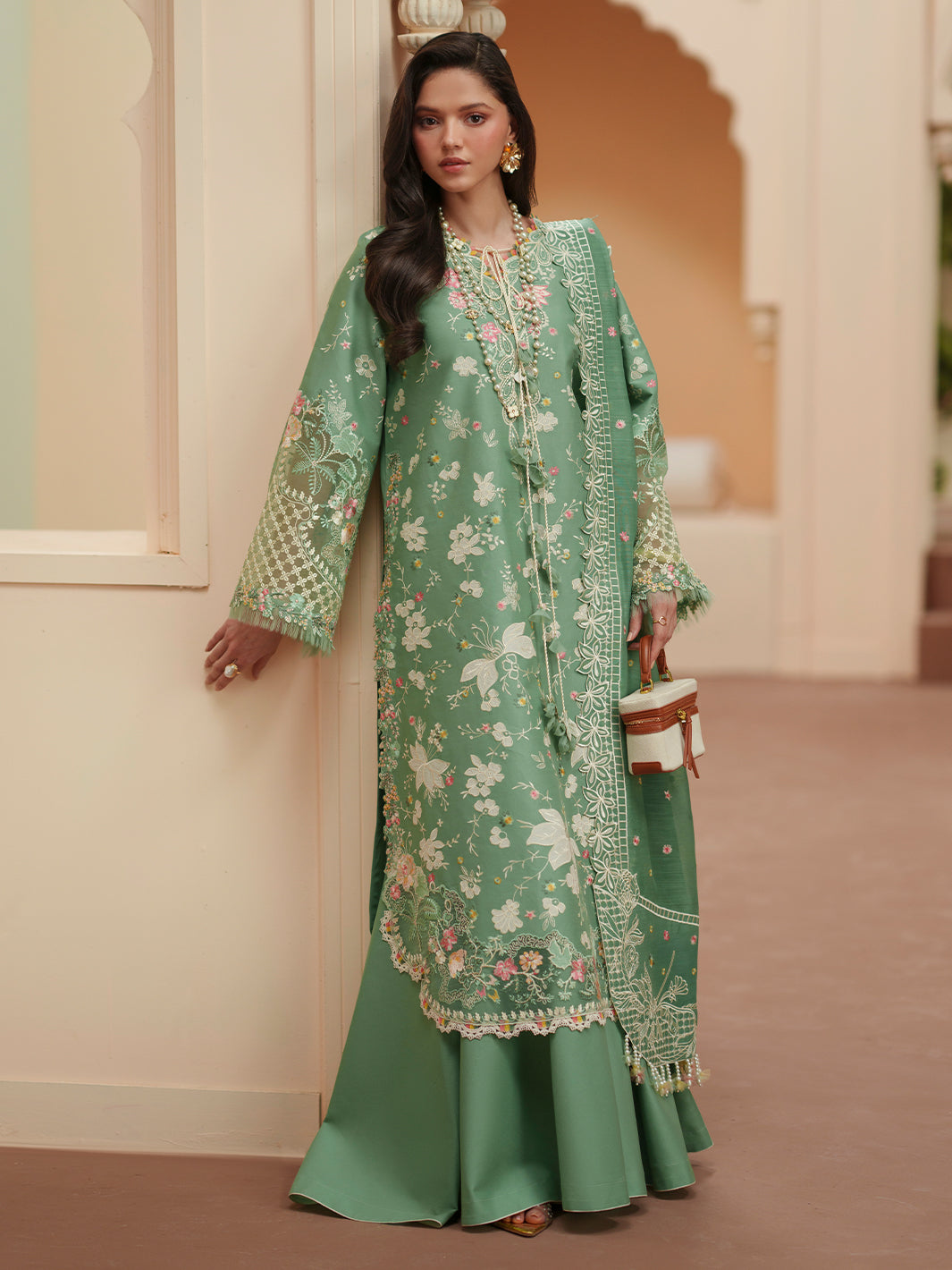 Bin Ilyas | Mashriq Luxury Lawn 26 | D-117-A - by Libasekhas UK - Registered Vendor of : Bin Ilyas - 100% Original Designer Dress