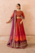 Iznik | Bandhani Formals | UE-334 - by - Libasekhas UK - Registered Vendor of : Iznik - 100% Original Designer Dresss