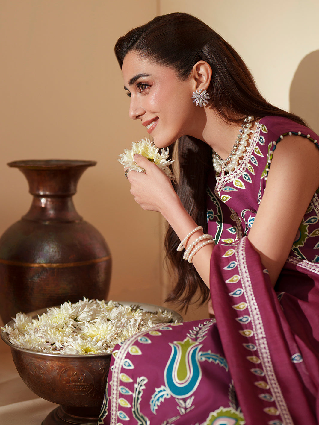 Bin Ilyas | Mashriq Luxury Lawn 26 | D-118-A - by Libasekhas UK - Registered Vendor of : Bin Ilyas - 100% Original Designer Dress