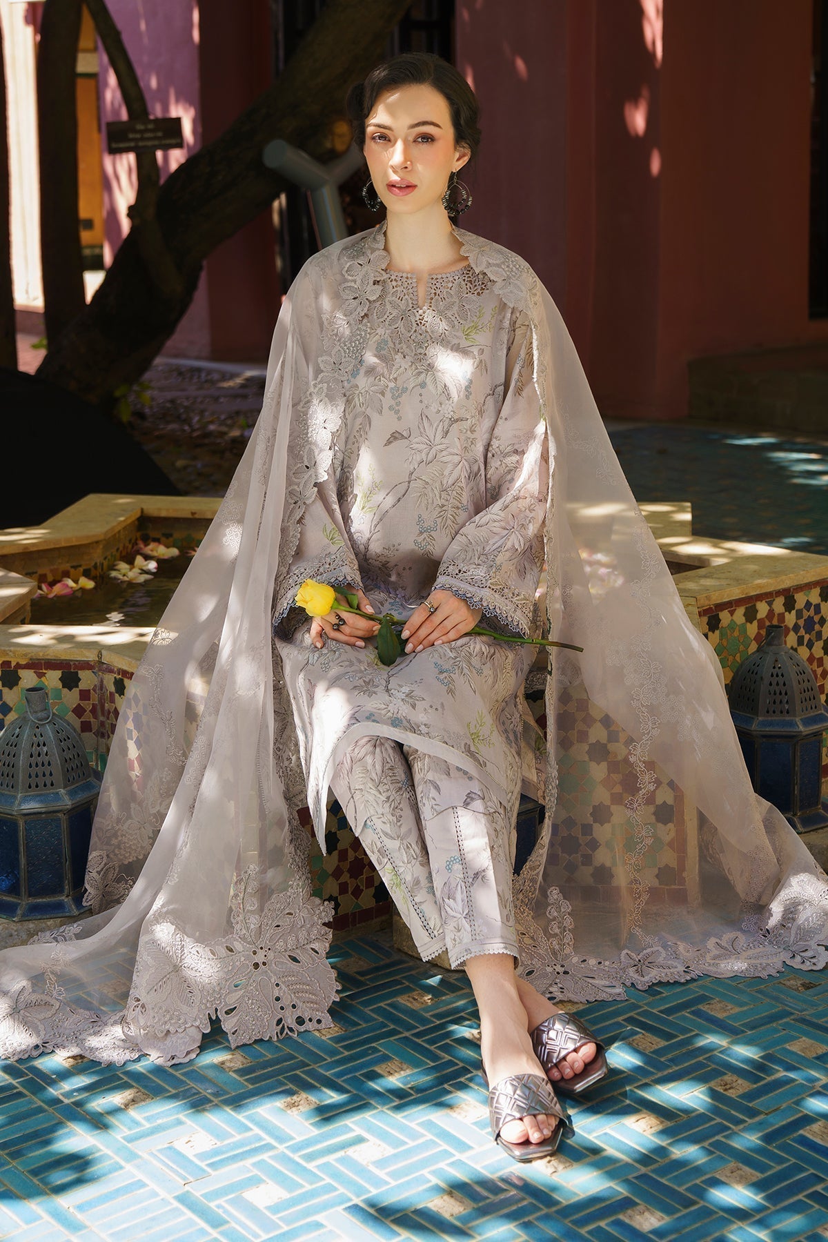 Baroque | Lawn Collection 24 | UF-578 - by - Libasekhas UK - Registered Vendor of : Baroque - 100% Original Designer Dresss