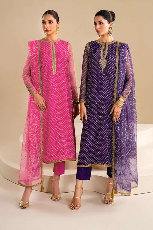 Baroque | Luxury Pret 24 | CHIFFON UF-626 - by - Libasekhas UK - Registered Vendor of : Baroque - 100% Original Designer Dresss