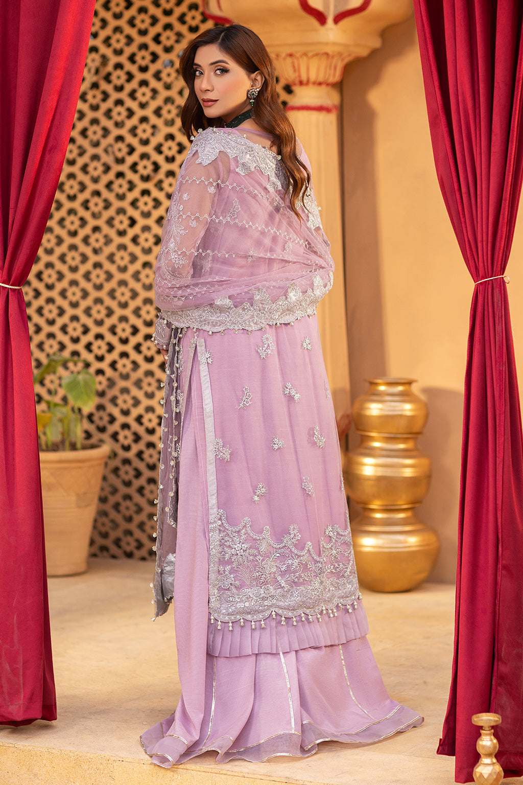 Neeshay | Dastgah Festive Formals | PARISA - by - Libasekhas UK - Registered Vendor of : Neeshay - 100% Original Designer Dresss