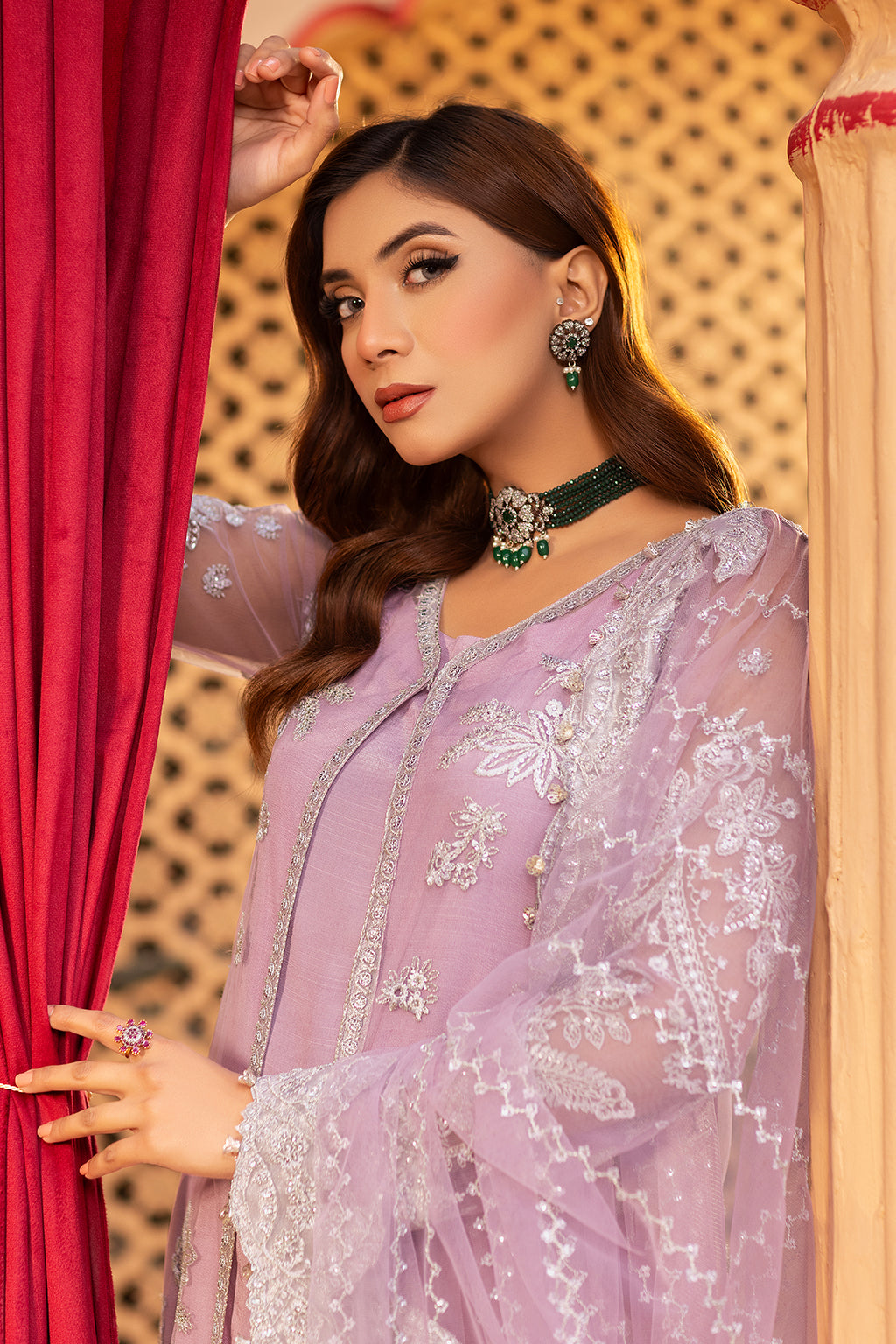 Neeshay | Dastgah Festive Formals | PARISA - by - Libasekhas UK - Registered Vendor of : Neeshay - 100% Original Designer Dresss
