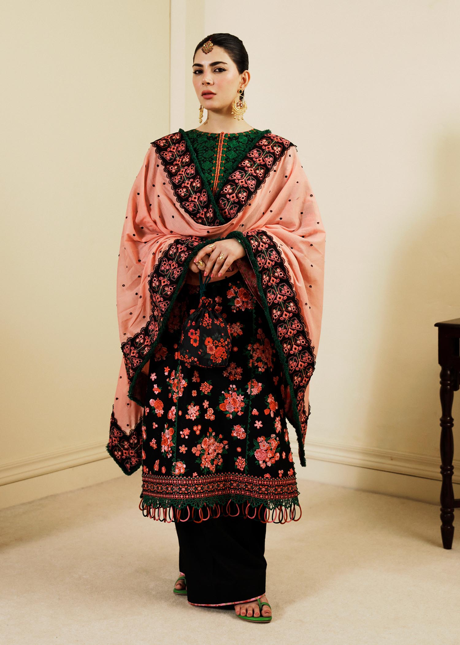 Hussain Rehar | Lawn SS 2023 | Noir - by - Libasekhas UK - Registered Vendor of : Hussain Rehar - 100% Original Designer Dresss