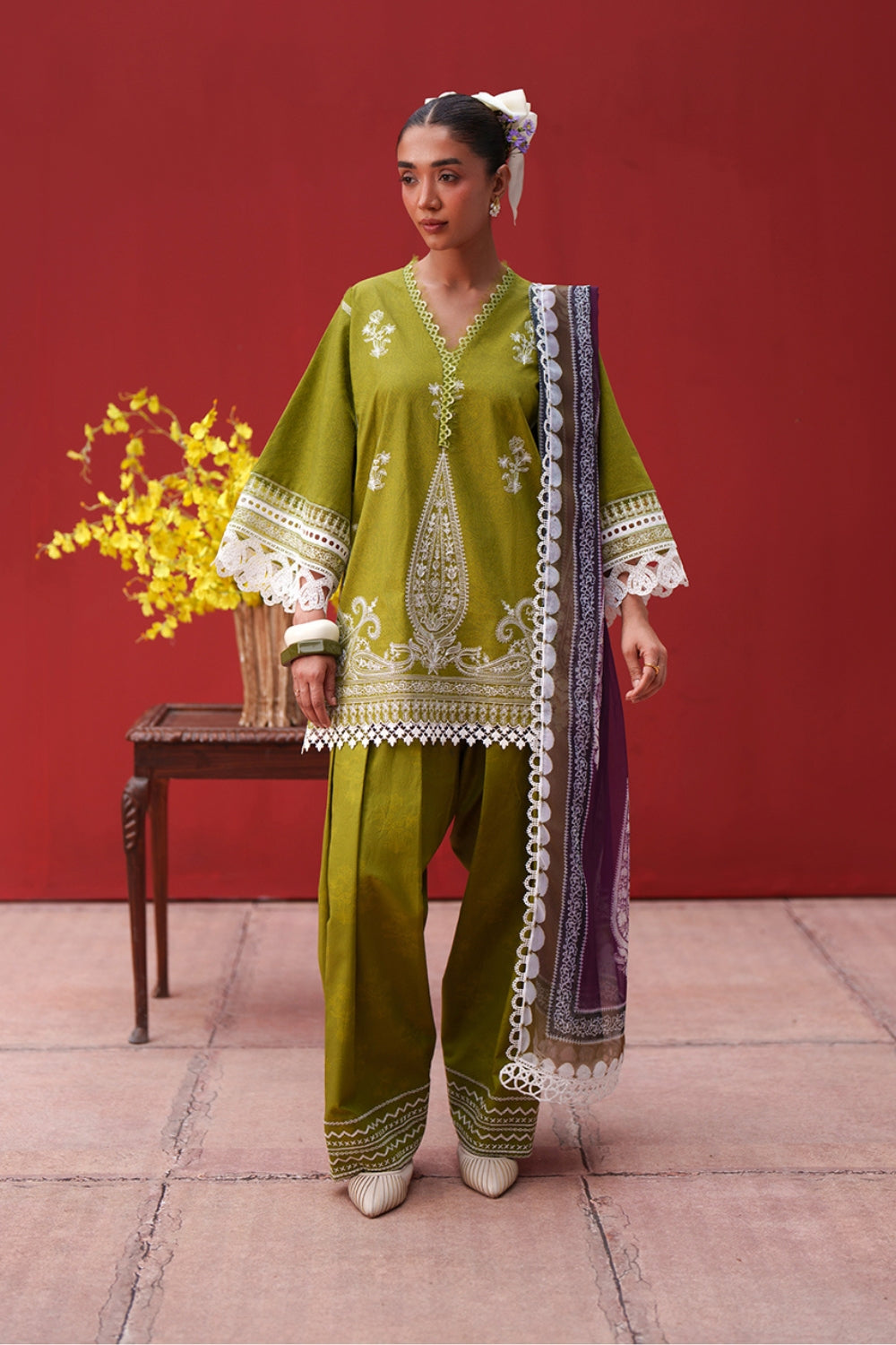 Saira Rizwan | Laanem SS 26 | NERAYA-A-SRL26-07 - by Libasekhas UK - Registered Vendor of : Saira Rizwan - 100% Original Designer Dress