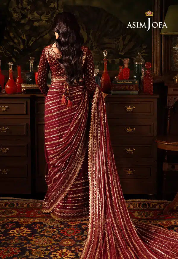 Asim Jofa | Makhmal Wedding Velvet 23 | AJMM-02 - by - Libasekhas UK - Registered Vendor of : Asim Jofa - 100% Original Designer Dresss