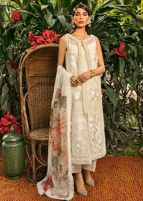 Saira Shakira | Luxury Pret | Calla Lily - by Libasekhas UK - Registered Vendor of : Saira Shakira - 100% Original Designer Dress
