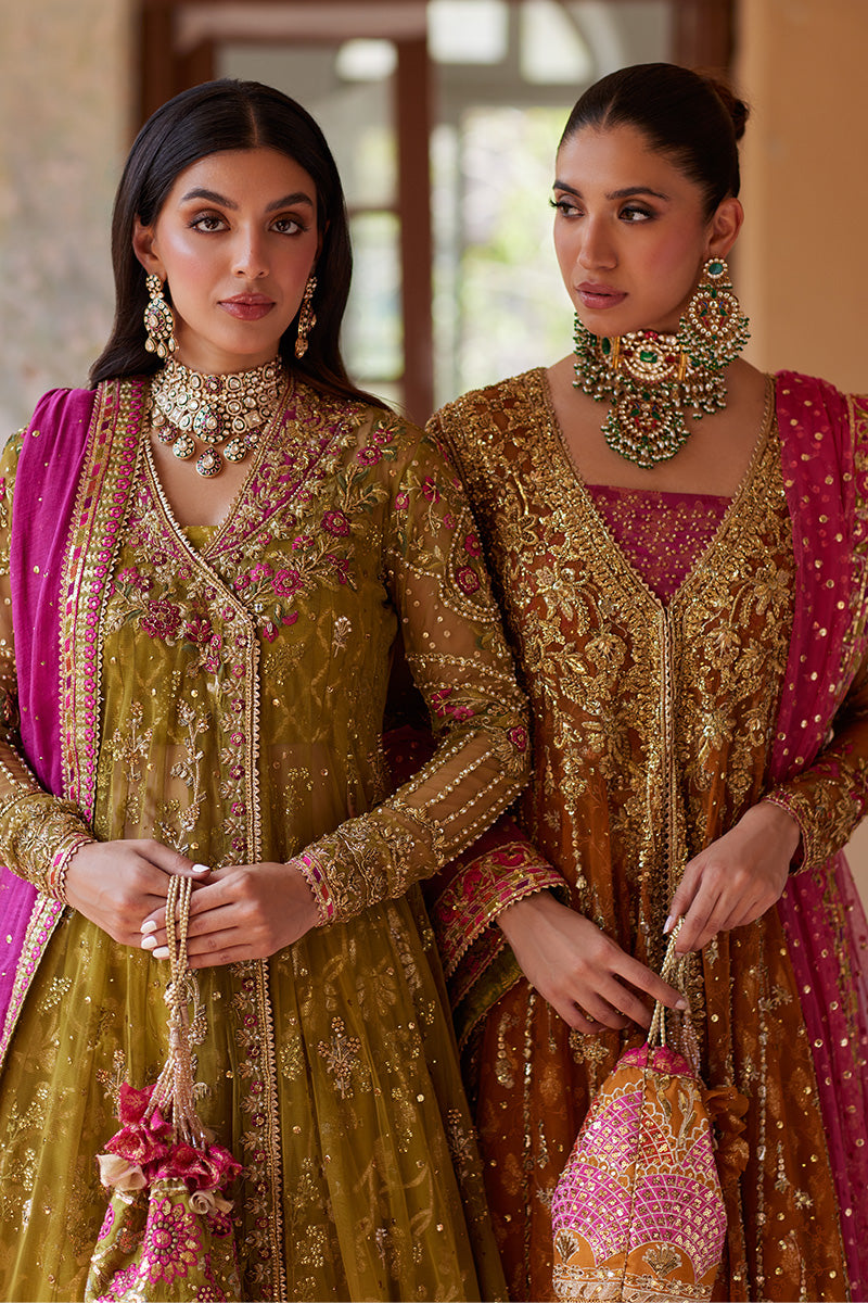 Mina Hassan | Formal Dholki Collection | Nour - by - Libasekhas UK - Registered Vendor of : Mina Hassan - 100% Original Designer Dresss