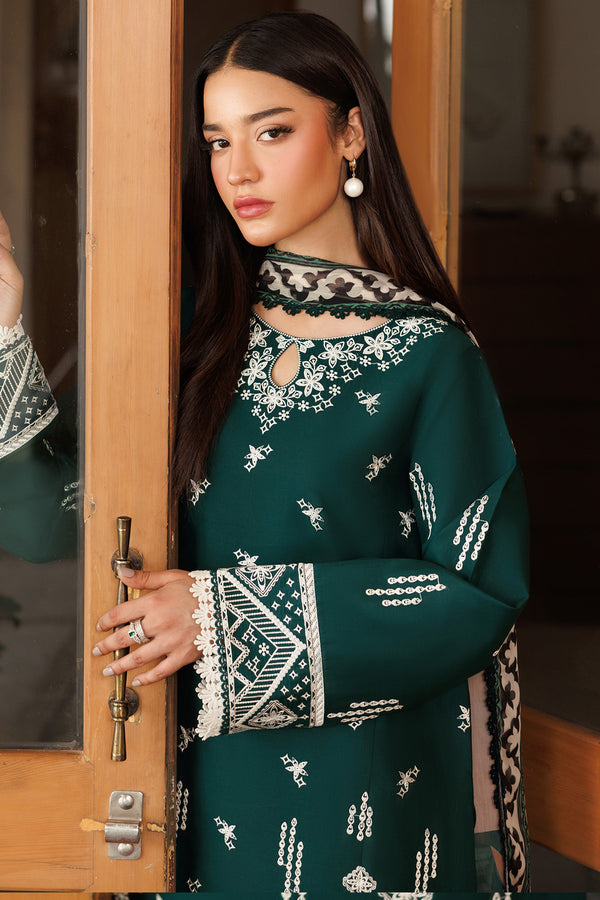Farasha | Summer Weaves Embroidered Lawn | Teal Essence - by - Libasekhas UK - Registered Vendor of : Farasha - 100% Original Designer Dresss